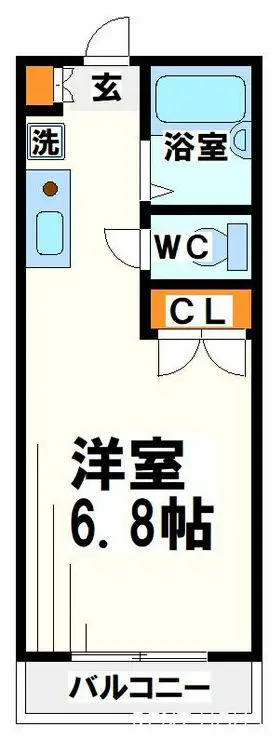 デューン仙川 1階階 間取り