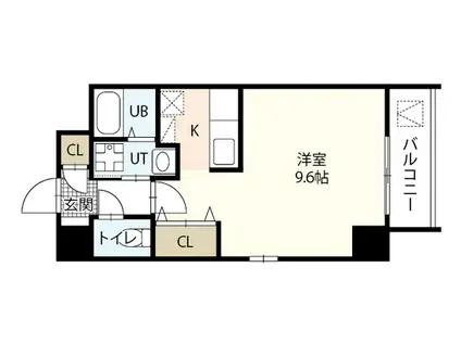 ウイング21中山下II(ワンルーム/5階)の間取り写真