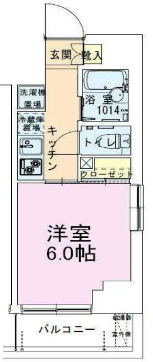 茅場町レジデンス壱番館 7階階 間取り