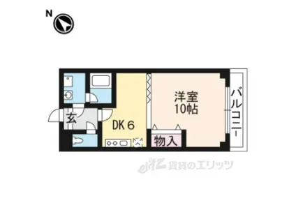 メゾンマツオ(1DK/2階)の間取り写真