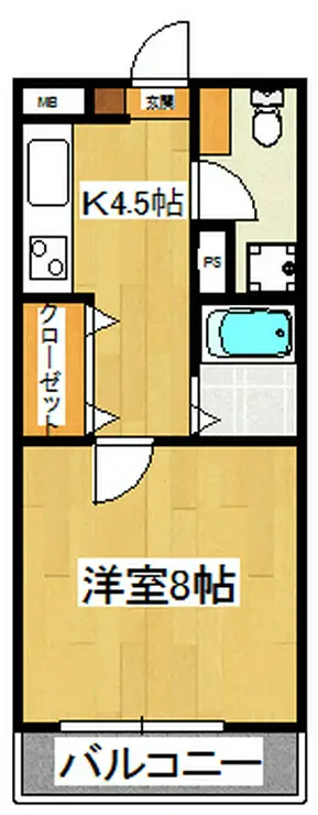 行徳マンション 2階階 間取り