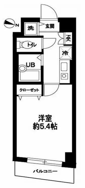 メインステージ白金高輪 4階階 間取り