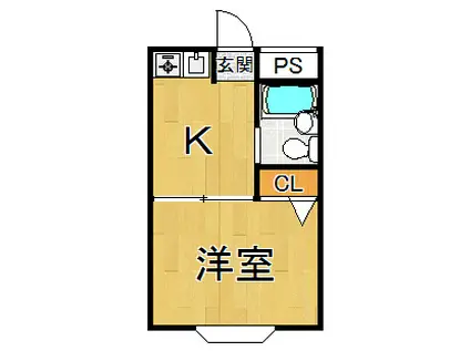 INNOV甲子園(1K/3階)の間取り写真
