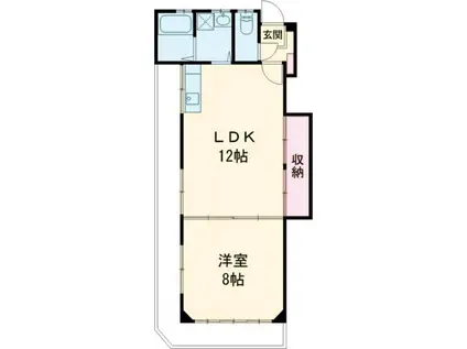 エトワール泉(1LDK/3階)の間取り写真