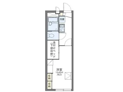 レオパレスカルチェ(1K/2階)の間取り写真