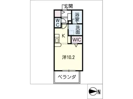 AVANTY DAIKAN(ワンルーム/2階)の間取り写真