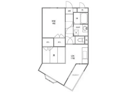 グランバリュー小田急相模原(1LDK/3階)の間取り写真
