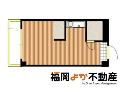 フォリアオークス(ワンルーム/3階)の間取り写真