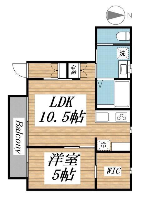 CASA・ACERO(1LDK/1階)の間取り写真