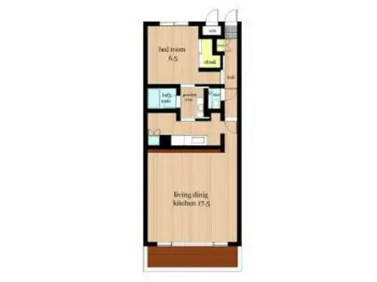 ALTE MEISTER(1LDK/6階)の間取り写真