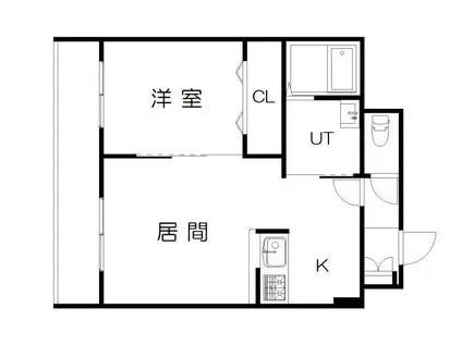 M.LIVE TAKIKAWA(1LDK/3階)の間取り写真