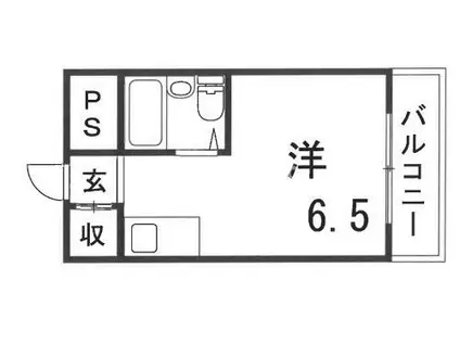 DSビル(ワンルーム/5階)の間取り写真