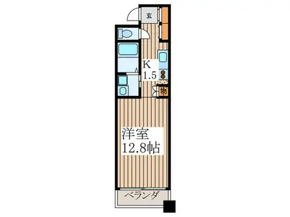 ARK PLATZ(1K/4階)の間取り写真