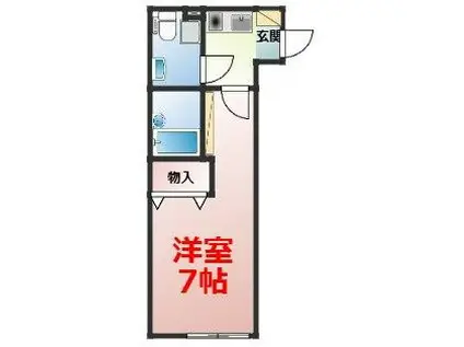 J・スタイリオ堀切(1K/2階)の間取り写真