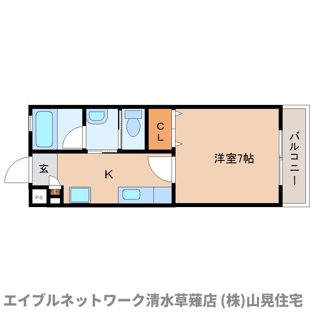 エル・エトワール(1K/3階)の間取り写真