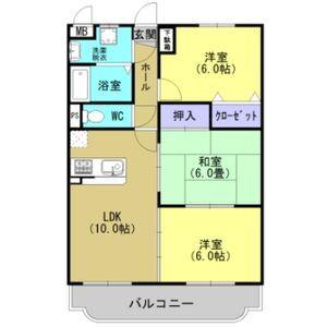 ユーミー豊泉(3LDK/1階)の間取り写真