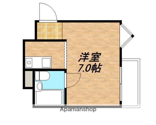 レジデンス今里(1K/4階)の間取り写真