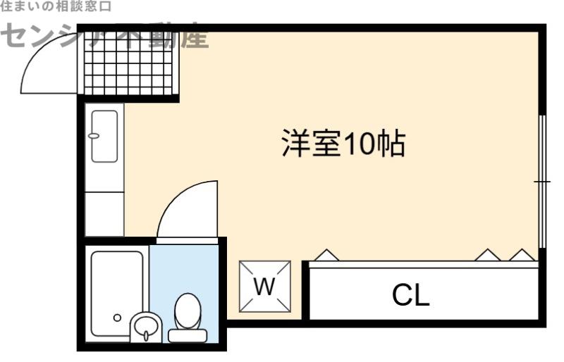 TNKマンション(ワンルーム/3階)の間取り写真