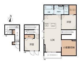 ベアメゾン(2LDK/2階)の間取り写真