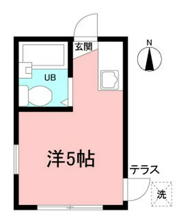 寿町アパート 1階階 間取り