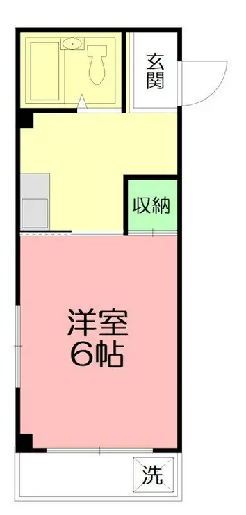 英桜コーポ 1階階 間取り