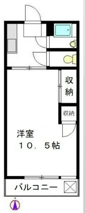 上馬柏ビル 5階階 間取り