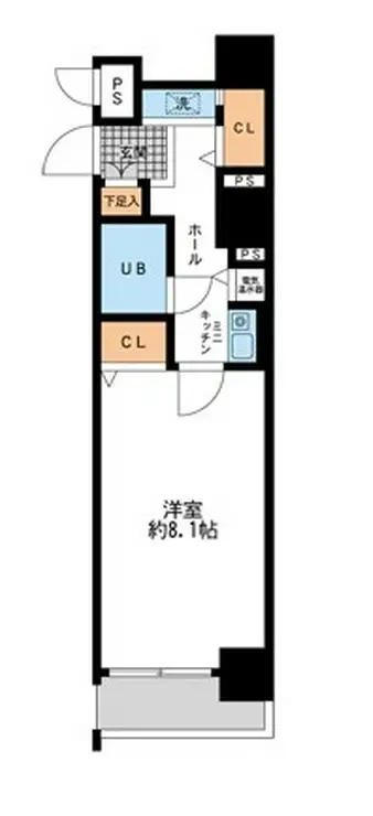 ダイヤモンドタワー鶴見 2階階 間取り