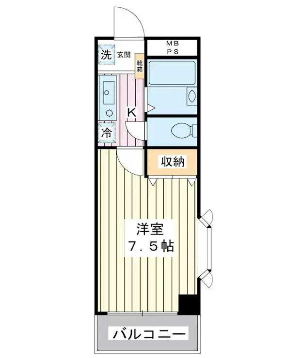 コートアネックスIII 4階階 間取り