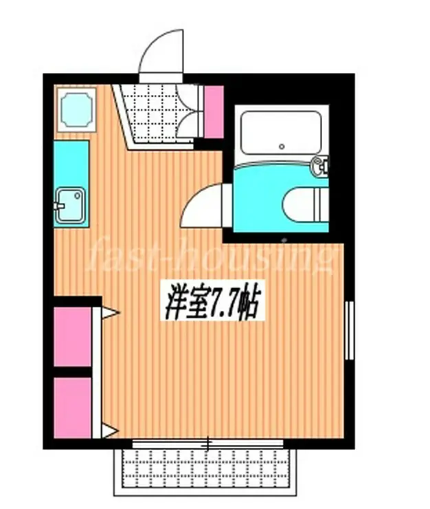 K&Yコーポ 2階階 間取り