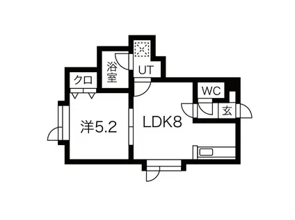 フレッシュハウス元町(1LDK/2階)の間取り写真