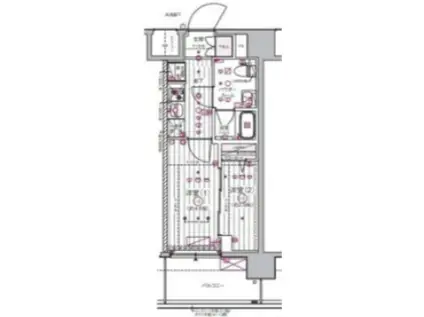 メインステージ浅草III(2K/4階)の間取り写真