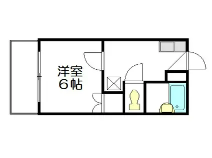 アーバンヒルズ中山A(1K/3階)の間取り写真