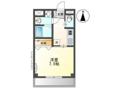 MISAJYU(1K/3階)の間取り写真