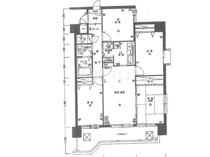 リラハイツ表参道(4LDK/3階)の間取り写真