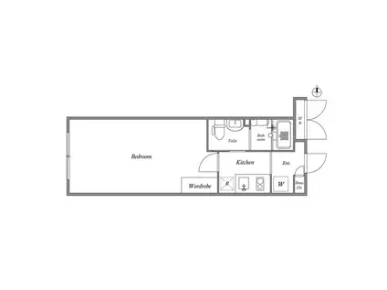 GRAN PASEO中野(1K/4階)の間取り写真
