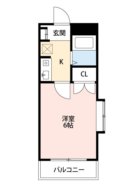 ダイホープラザ橋本II(1K/7階)の間取り写真