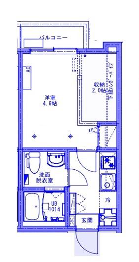 KEIAI RESIDENCE 東大宮(1K/3階)の間取り写真