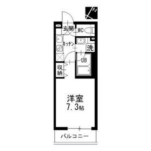 COZY APARTMENT YADA(1K/4階)の間取り写真