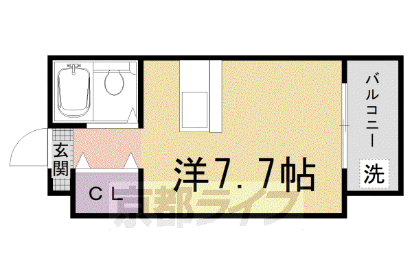 DS AQUILA(ワンルーム/5階)の間取り写真