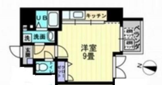 BOND BLDIV(ワンルーム/6階)の間取り写真