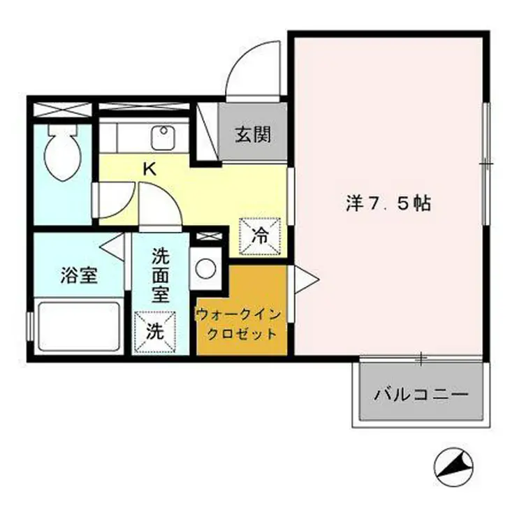 サンボナール前原 2階階 間取り