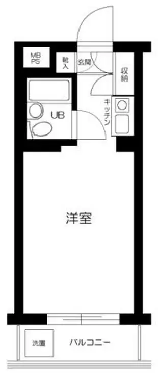 ヴァンハウス白楽 3階階 間取り