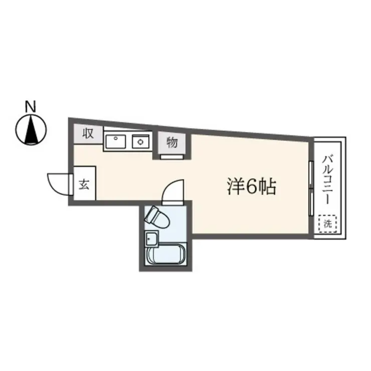 エール久我山 1階階 間取り