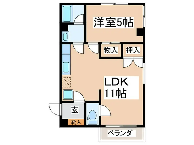 ツインプレックスSA 4階階 間取り