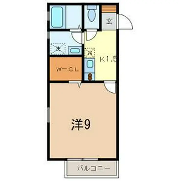 オリエンタル コスモ 1階階 間取り