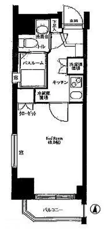 グランフォース綾瀬 4階階 間取り