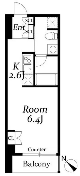 リブシス浦和 5階階 間取り
