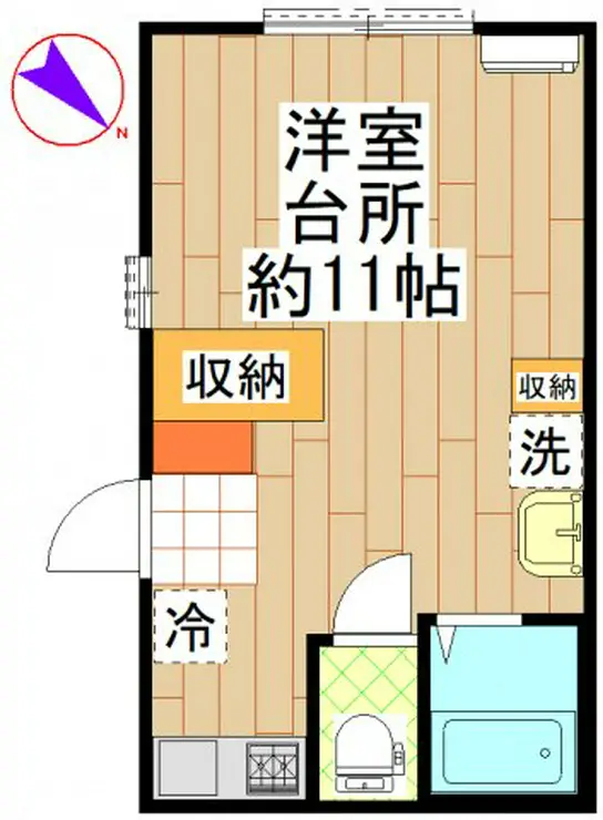 コーポぶどう畑 1階階 間取り