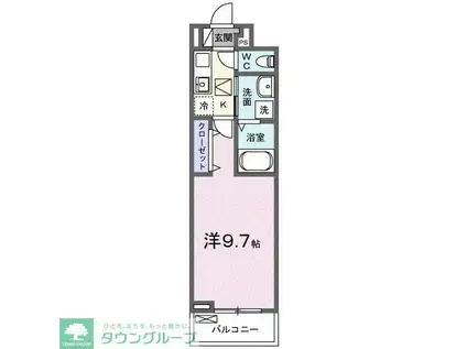 セグロ 358(1K/1階)の間取り写真