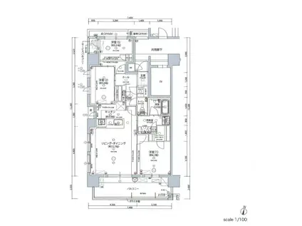DOOP糸島の杜(3LDK/5階)の間取り写真